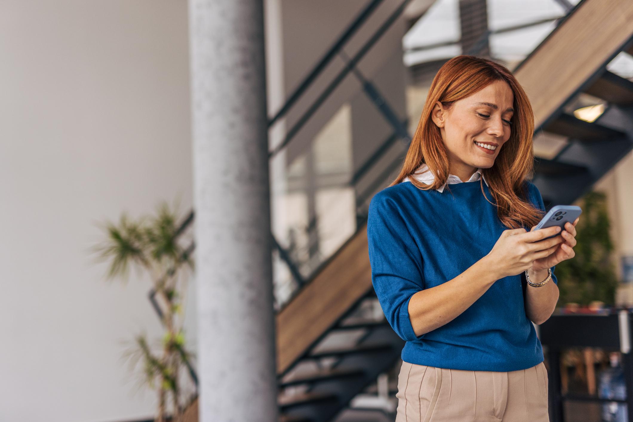 Woman on Phone