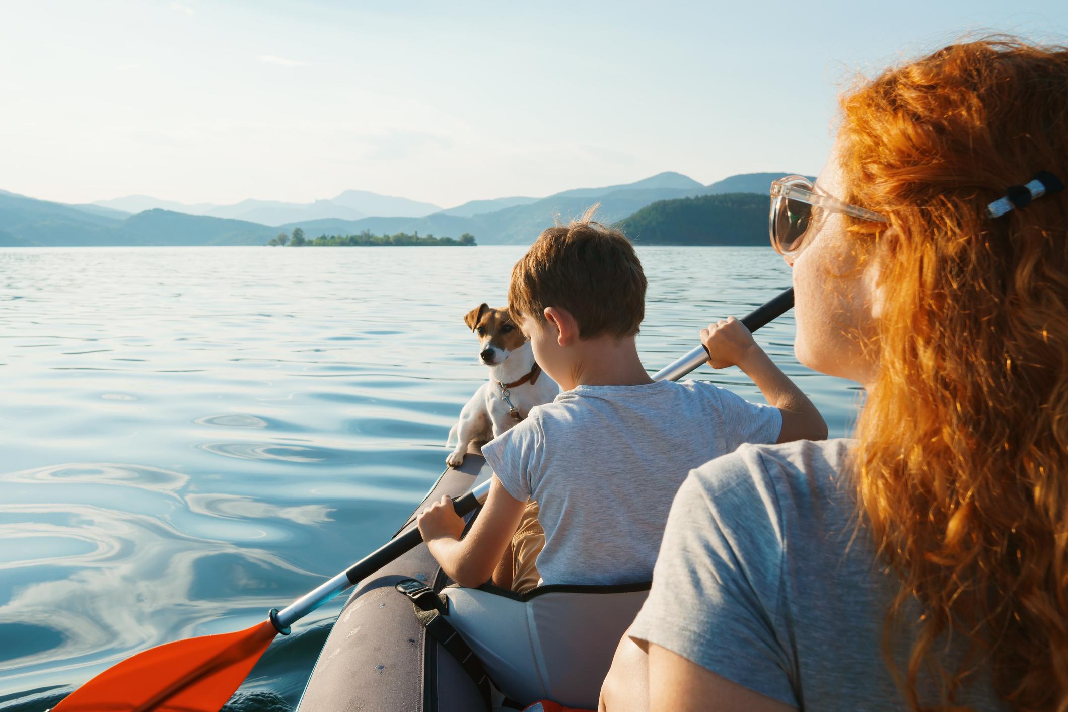 Boat Family Dog